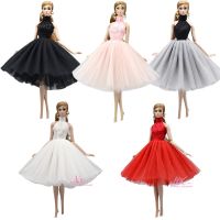 1 Set Lace Dress Ballet Dancing Skirt Daily outfit Casual Wear Party Clothes For Barbie Doll Accessories Toy JJ