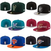 ☇ Milwaukee Bucks fitted hat men women baseball cap full closed fit caps sports embroidery hats EBYY