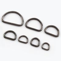 20Pcs Meetee 13-50mm Metal D Ring Buckles Webbing Belt Adjustable Clasp for Sewing Garment Luggage DIY Leather Accessories