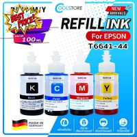 COOL น้ำหมึกเติม INK T664,T6641,T6642,T6643,T6644 For Epson L100/L200/L110/L120/L210/L220/L300/L310 #หมึกปริ้น  #หมึกสี  #หมึกปริ้นเตอร์  #หมึกเครื่องปริ้น hp