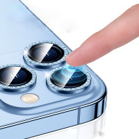 Rhinestones Camera For 14 13 12 11 13 Pro Max Metal Camera Case Screen Protector Back Cover For 14 12 11 mini