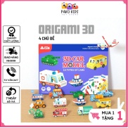 Xếp Giấy Origami Bộ Gấp Hình 3D Với 4 Chủ Đề Hấp Dẫn Bằng Giấy Xếp Origami