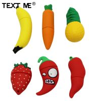 TEXT ME real capacity food Strawberry banana pineapple model flash drive usb 2.0 4GB 8GB 16GB 32GB 64GB pendrive gift