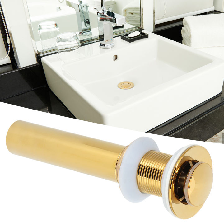 ปะเก็นซิลิโคนสีทองตัวปิดท่อระบายน้ำระบายน้ำซิงค์ห้องน้ำสำหรับใช้ในครัวในบ้าน