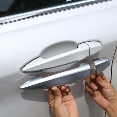 Car Door Handles Frame Decoration Cover Trim 8pcs For BMW 2 series F45 X1 F48 X5 F15 X6 F16 Exterior Accessories Doorknob Strips