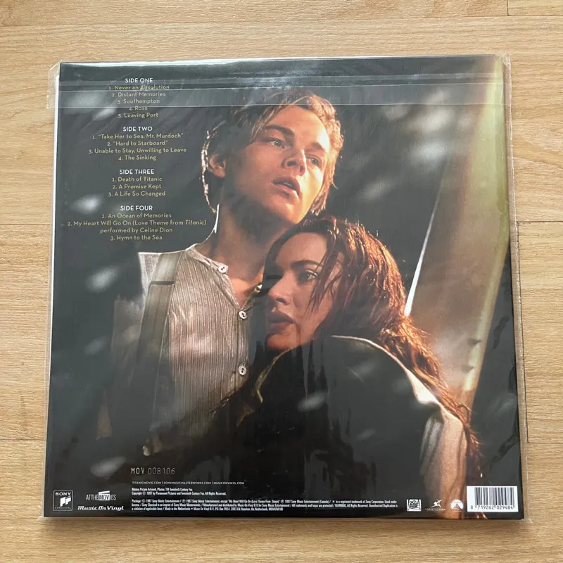 แผ่นเสียง Titanic (Music From The Motion Picture)2 x Vinyl, LP, Numbered,  Special Edition, Smoke Colored แผ่นมือหนึ่ง 