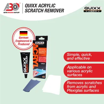 Acrylic Scratch Remover  Quixx Plastic Scratch Remover Kit
