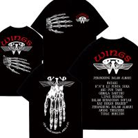 เสื้อยืดคุณภาพดี [HIGH QUALITY &amp; READY STOCK ] KUMPULAN WINGS TEORI DOMINO  Roundneck 100% Cotton Tshirt Unisex Men’s Woman