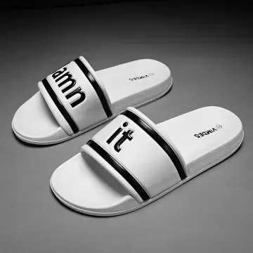 WEH flip flops men designer beach summer slides for men luxury