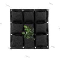 9 Pockets Wall Hanging Planting Bags Vertical Garden Planter Non-woven Fabrics Grow Bags Flowerpot Balcony Decoration 6TH