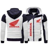 สไตล์ตามท้องถนนฮู้ด Impresso โลโก้โก้ Honda Wing Para Homens Pulôver De Lã Moletom Quente Roupas Esportivas Ao Livre Jaqueta Com Capuz Motocicleta Novo 2023