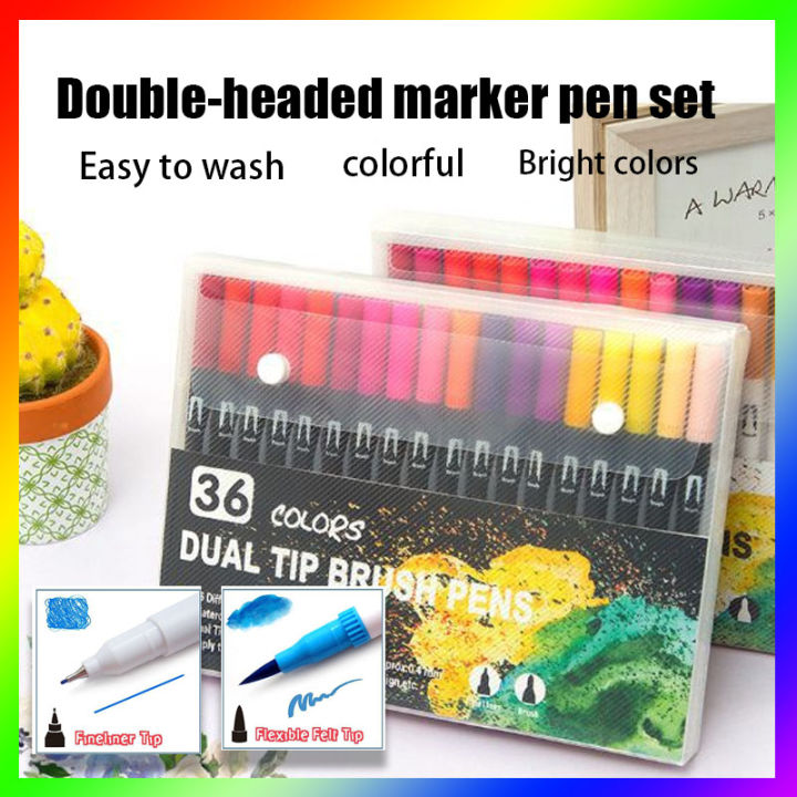 Color Markers Alcohol Felt Pen Manga Sketching Markers Dual Brush Art  Supplies