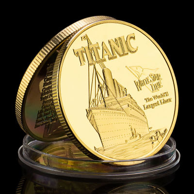 White Star Line Titanic เรือสะสมซับที่ใหญ่ที่สุดในโลกคอลเลกชันเหรียญที่ระลึกชุบทองคอลเลกชันของขวัญเหรียญที่ระลึก-kdddd