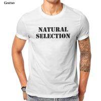 Natural Selection Mens T-Shirt Black Gift Anime Oversized Mens Clothes 103308 【Size S-4XL-5XL-6XL】