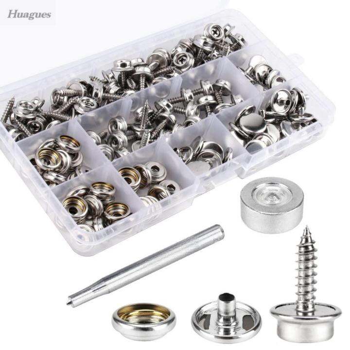 HUAGUES 3/8" Socket Stainless Steel Upholstery Canvas Furniture Boat