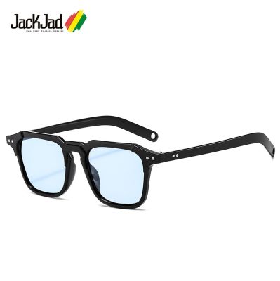 JackJad 2021 Fashion Cool Square Style Tint Ocean Lens Sunglasses Vintage Two Dots Brand Design Sun Glasses Oculos De Sol 3327