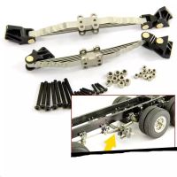 1 Pair Metal Unpower Front Axle Suspension For 1/14 Tamiya RC Car Tow Drag Trailer Truck Man Scania Upgrade Parts