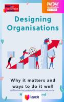 New! หนังสืออังกฤษ (พร้อมส่ง) Designing Organisations: Why It Matters And Ways To Do It Well