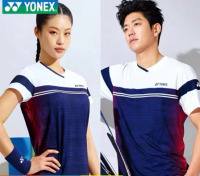 แห้งเร็วฝึกวิ่งกีฬาชุดสูทวอลเลย์บอลใหม่ Yonex2023ฤดูร้อนชุดรองเท้ากีฬากลางแจ้งสำหรับทั้งหญิงและชายระบายอากาศดูดซับเหงื่อ