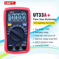 Megohmmeter Digital Multimeter UNI-T UT33A+ Palm size Ammeter Multitester automatic range Digital Multimeter DC/ AC Resistance Electrical Trade Tools