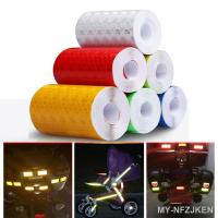 【hot】♛☒❁ 5cmx100cm Reflective Tape Safety Warning Decoration Sticker for Trucks Motorcycle Reflector Strip Film