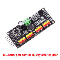 บอร์ดเซอร์โว16ช่อง PWM LU9685ตัวควบคุมโมดูล LU9685อินเตอร์เฟซ IIC สำหรับหุ่นยนต์ Ar-Duino หรือ Ra-Spberry Pi