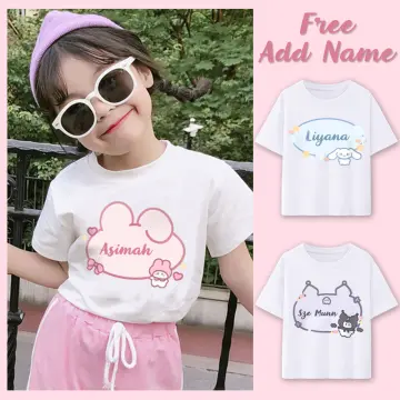 Free Roblox T-shirt soft white and pink hello kitty themed shirt