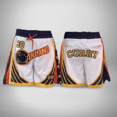 Golden State Warriors 1995-1996 Blue Just Don Shorts - Rare