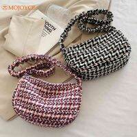 ผู้หญิงไหล่รักแร้กระเป๋า Houndstooth Vintage Designer กระเป๋าถือขนาดเล็ก Tote กระเป๋าสุภาพสตรี Hobos กระเป๋า Clutchhot