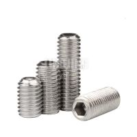 5PCS M1.6 DIN916 304 stainless steel Hex Hexagon Socket Allen Cup Point Grub Screw Set Bolt