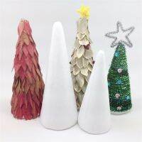 Cone Cones Tree Craft Polystyrene Christmas Diy Whiteballs Crafts Floralparty Decorative Shapes Supplies Children Xmas