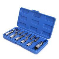 13Pcs/set Metric Allen Hex Ratchet Wrench 1/4 quot; 3/8 quot; 1/2 quot; Drive Socket Tools