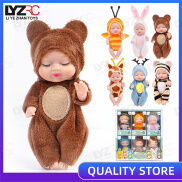 LYZRC Búp Bê Tái Sinh Trẻ Sơ Sinh 12Cm Búp Bê Nhựa Vinyl Mềm Mô Phỏng Em