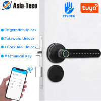 TTLock APP สมาร์ทลายนิ้วมือล็อครหัสผ่านรหัสล็อคประตูบลูทูธ Biometric ลายนิ้วมือล็อคจับอิเล็กทรอนิกส์ล็อค