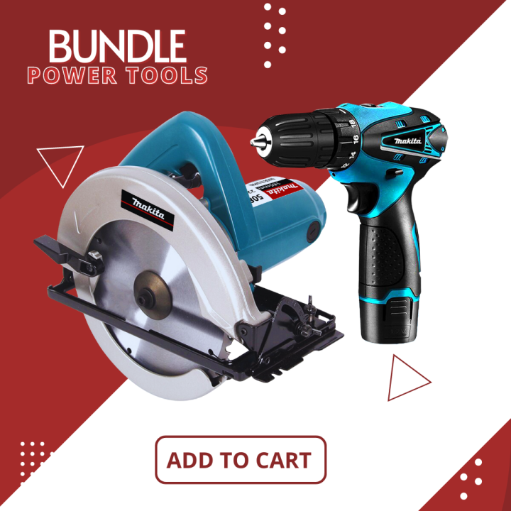 BUNDLE SET 12V multifunctional rechargeable electric screwdriver WITH