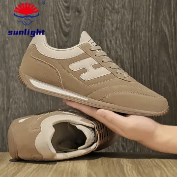 New Sports Casual Men's And Women's Same Style Couple Retro Color Matching  Running Forrest Gump Shoes White With Breathable