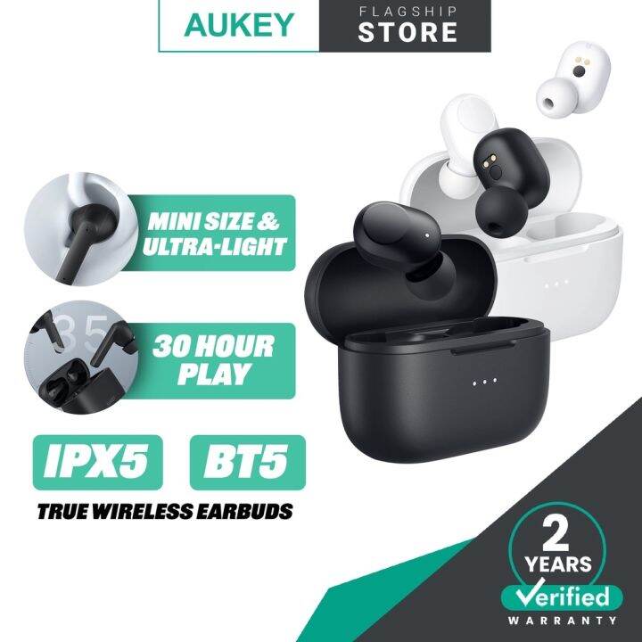 AUKEY EPT31 TWS Wireless Charging Earbuds Elevation inear Detection