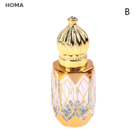 HOMA 6ml ขวดน้ำหอมรีฟิลสีทองขวดแก้วม้วน-บนขวดน้ำมันหอมระเหย