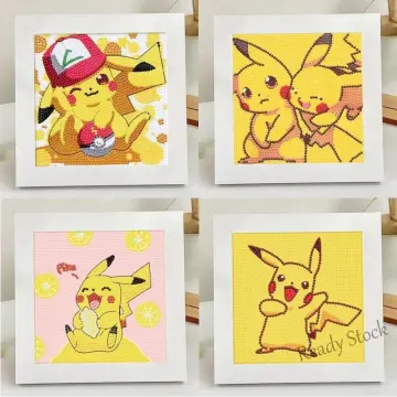 Pokemon Diamond Painting Pikachu Watercolors Full Drill 5D Cartoon Mosaic  Embroidery Art Kit Rhinestones DIY Home Decor