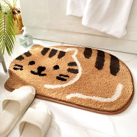 45*65cm Cartoon Cat Bath Mat Water Uptake Entrance Door Mat Not Wool Loss Carpet Home Rug Creative Bathroom Mats Soft Floor Mat