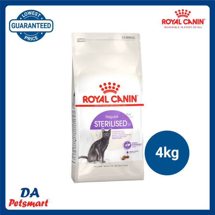 Royal Canin Cat Food Sterilised 37 4kg Lazada