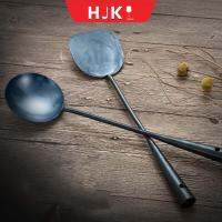 JACKJONES Non Stick เครื่องครัวห้องครัวเครื่องมือสแตนเลสช้อนตักซุป Ladle พลั่วกระทะช้อนทำอาหารไม้พาย