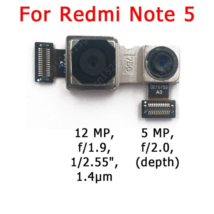 กล้องด้านหน้าด้านหลังแบบออริจินัลสำหรับ-redmi-note-5-pro-5a-prime-โมดูลกล้องหันหน้าหลักอะไหล่สายเคเบิลยืดหยุ่น
