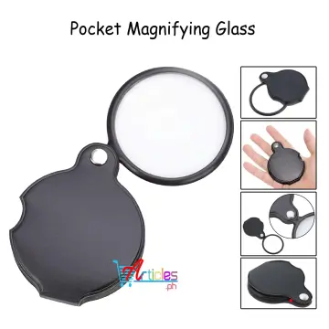 Mini Pocket Folding Jewelry Magnifier Magnifying Glass HD Eye Glass Loupe