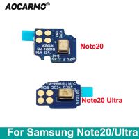 Aocarmo เหมาะสำหรับ Samsung Galaxy Note 20 N986U Note20u เฉียบ /D/n/ 0 /Bf/f อะไหล่เปลี่ยนบอร์ดเฟล็กซ์ไมค์ไมโครโฟนตั้งโต๊ะ