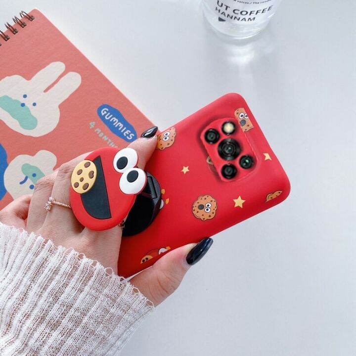 เคสที่วางโทรศัพท์ลายการ์ตูน3d-สำหรับ-xiaomi-mi-x3-nfc-m3-pro-f3-pocophone-f1-x4-m4-pro-4g-5g-ฝาปิดซิลิโคนน่ารักพร้อมขาตั้งเคสมือถือ-pocom3