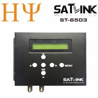 Satlink ของเดิม ST-6503 DVB-T โมดูเลเตอร์เส้นทาง DVB-T โมดูเลเตอร์ AV DM Modulator DVB-T AV HD โมเด็ม RF ดิจิตอล