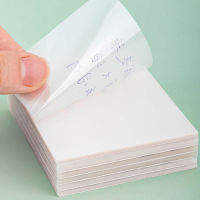 โน้ตใส50แผ่นแพ็คโพสต์ Notepad Memo Pad เครื่องเขียนแท็บเหนียวหมายเหตุสำหรับหนังสือ