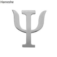 Hanreshe Psychology Gifts Psi Symbol Brooch Psychiatrist Pin Badge on Lapel Backpack Medical Jewelry for Doctor Nurse