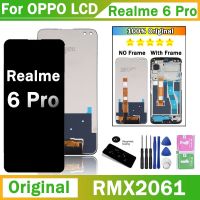 Original For Oppo Realme 6 Pro 6Pro LCD RMX2061 RMX2063 Display Touch Digitizer Screen For Realme6 pro Display Parts With Frame